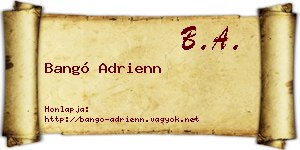 Bangó Adrienn névjegykártya
