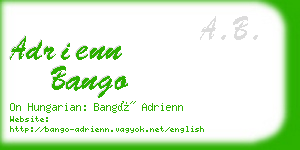 adrienn bango business card